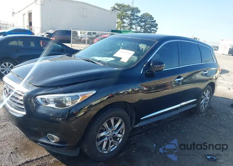 2013 Infiniti Jx35 z USA, uszkodzony, nr VIN 5N1AL0MM1DC346549